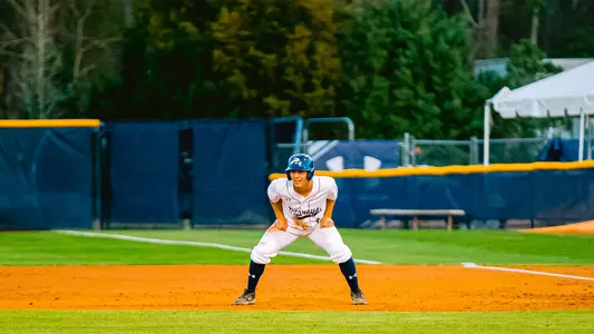 Aidan Sweatt gets a strong lead off first.