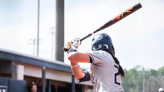 Kayla Harper at bat