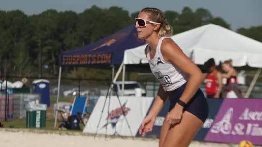 Callie Workman looking on