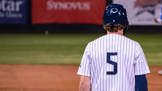 Cade Westbrook getting a lead at first base