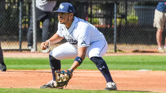 Abraham Sequera playing third base