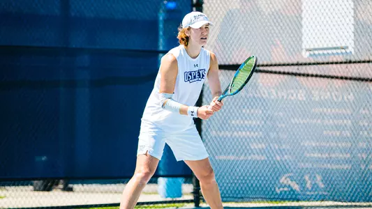 Kit Gulihur looking on before a serve