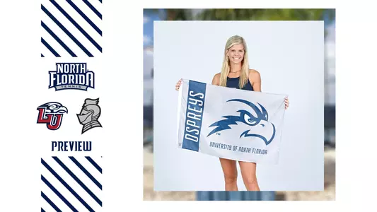 north florida women's tennis preview graphic liberty and bellarmine