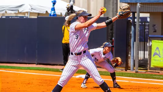 Morgan Clausen pitching