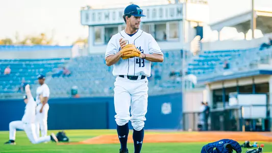 Ty Angevine walking pre-game