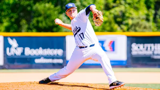 Clayton Boroski making a pitch