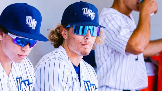 Tyler Gerteisen in the dugout