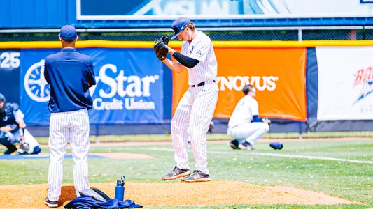 Peter Holden throwing in the bullpen