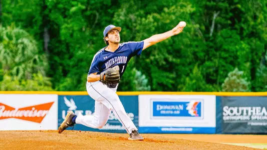 Ryan Jean throwing a pitch