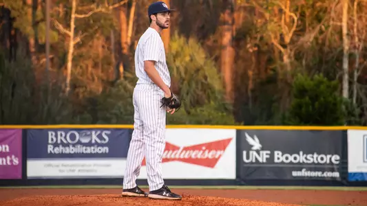 Ryan Jean standing at the rubber
