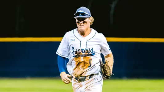Cade Westbrook running in from the outfield