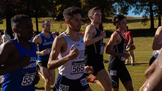 Jared Vazquez competing at NCAA Regionals