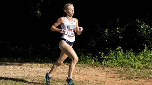Sadie McLaughlin running in FSU Invite