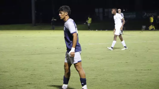 Joaquin Acuna on the pitch against JU