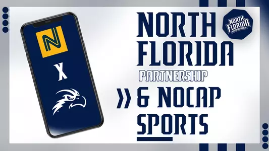 North Florida and NO Cap Partnership release with text and a cell phone with logos