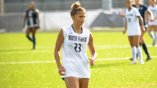 Chloe Lynch on the pitch