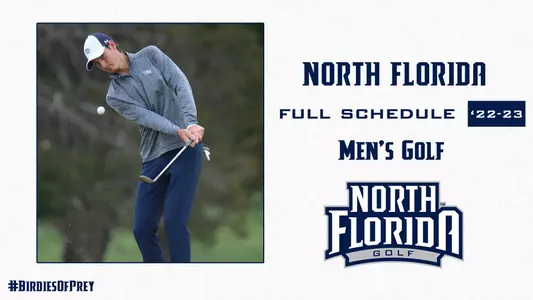 Men's golf schedule cover graphic 2022-23