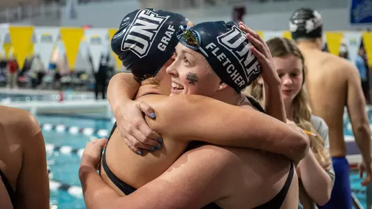 Annie Fletcher and Julianna Graf hugging