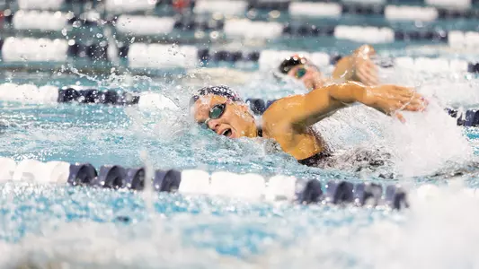 Ashley Cozad swimming