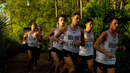 Franks running in the UNF XC Invitational