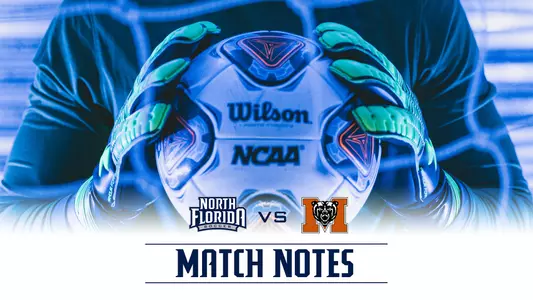 Men's soccer mercer match preview graphic