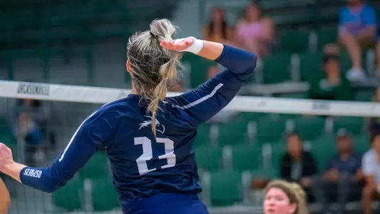 Kierstyn McFall going up for the attack