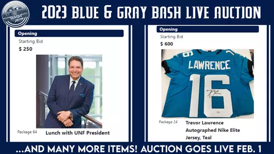 Blue & Gray Bash Live Auction graphic 2023
