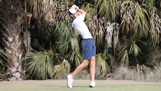 Nick Gabrelcik shot off tee box Sea Best Invite