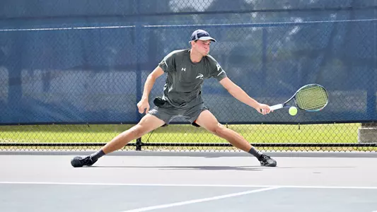 PJ Kotan hitting a forehand