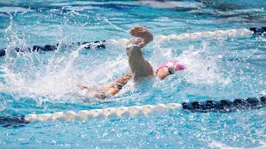 UNF women's swimming in action