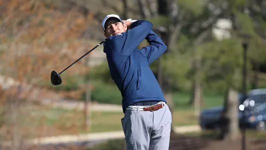 Nick Gabrelcik action shot off the tee