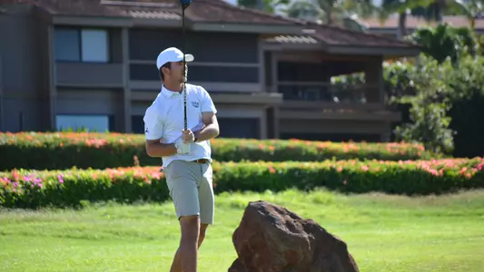 Robbie Higgins off 10th hole in Hawaii