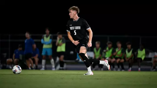 Nick Kishchenko on the pitch against Lipscomb