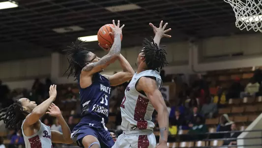 Ametri Moss going for the jumper