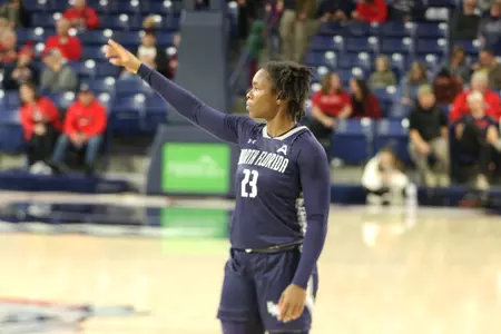 Kaila Rougier shot up in warm ups