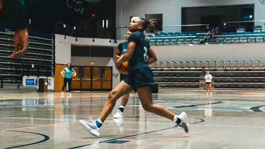 Jayla Adams practice layup
