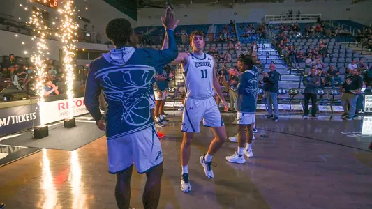 Pregame sparklers high five