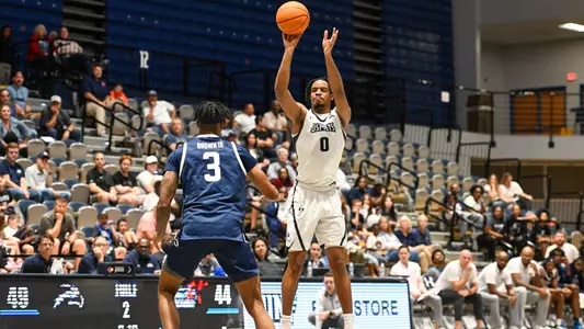 Jasai Miles shooting a three against TBC