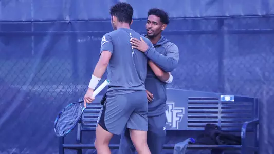 Breno Marques and Randy Phillips Celebrate Match Win