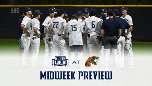baseball preview graphic with a picture of the team and a FAMU logo