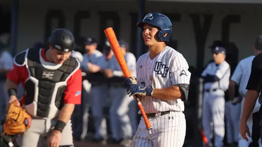 Aidan Sweatt stepping up to the plate against Fairfield