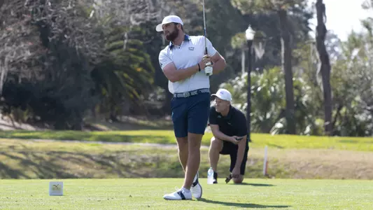 Davis lee on the tee box at Sea Best