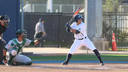 Aidan Sweatt taking a pitch