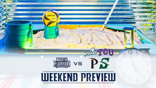 North Florida Invite graphic for the preview with a sandbox and logos in front of it