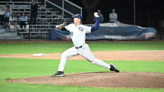 Peter Holden throwing a pitch