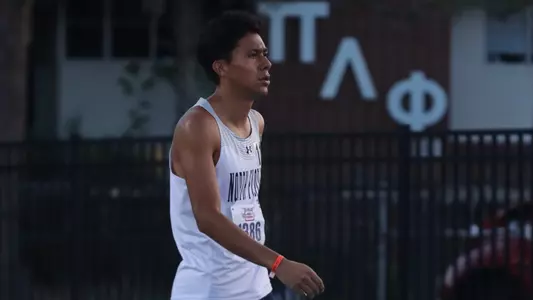 Robert Pedroza after running 1500m at UF