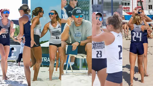 2023 ASUN Beach Volleyball all-conference graphics