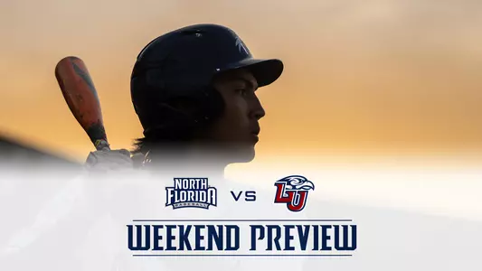 weekend preview graphic with a picture of matthew clements
