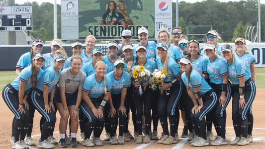 Senior day softball Izzy and Skyler