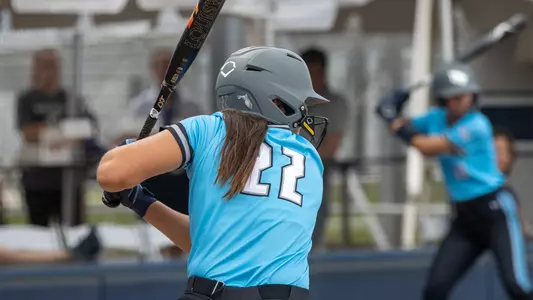 Kayla Harper hitting at the plate